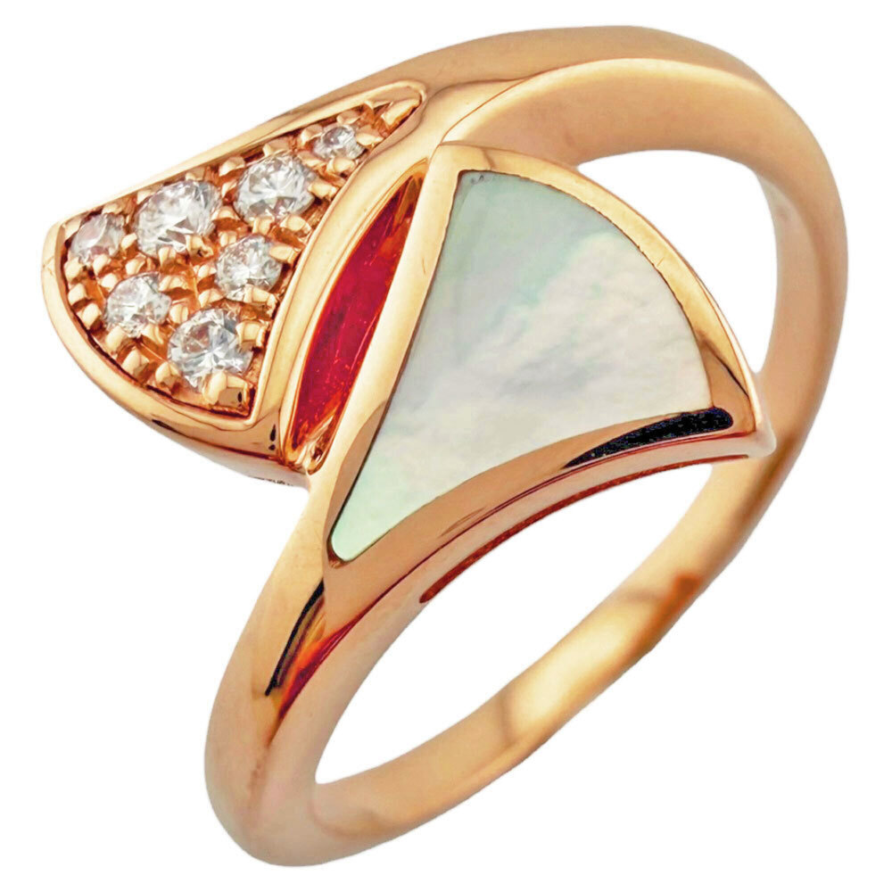 BVLGARI 18k Gold Diamond Ring